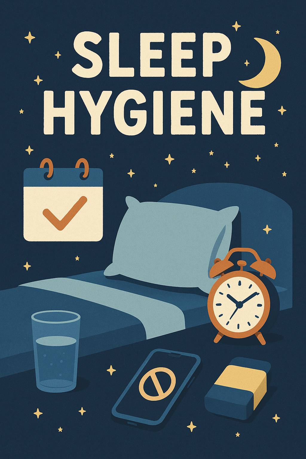 Sleep hygiene infographic